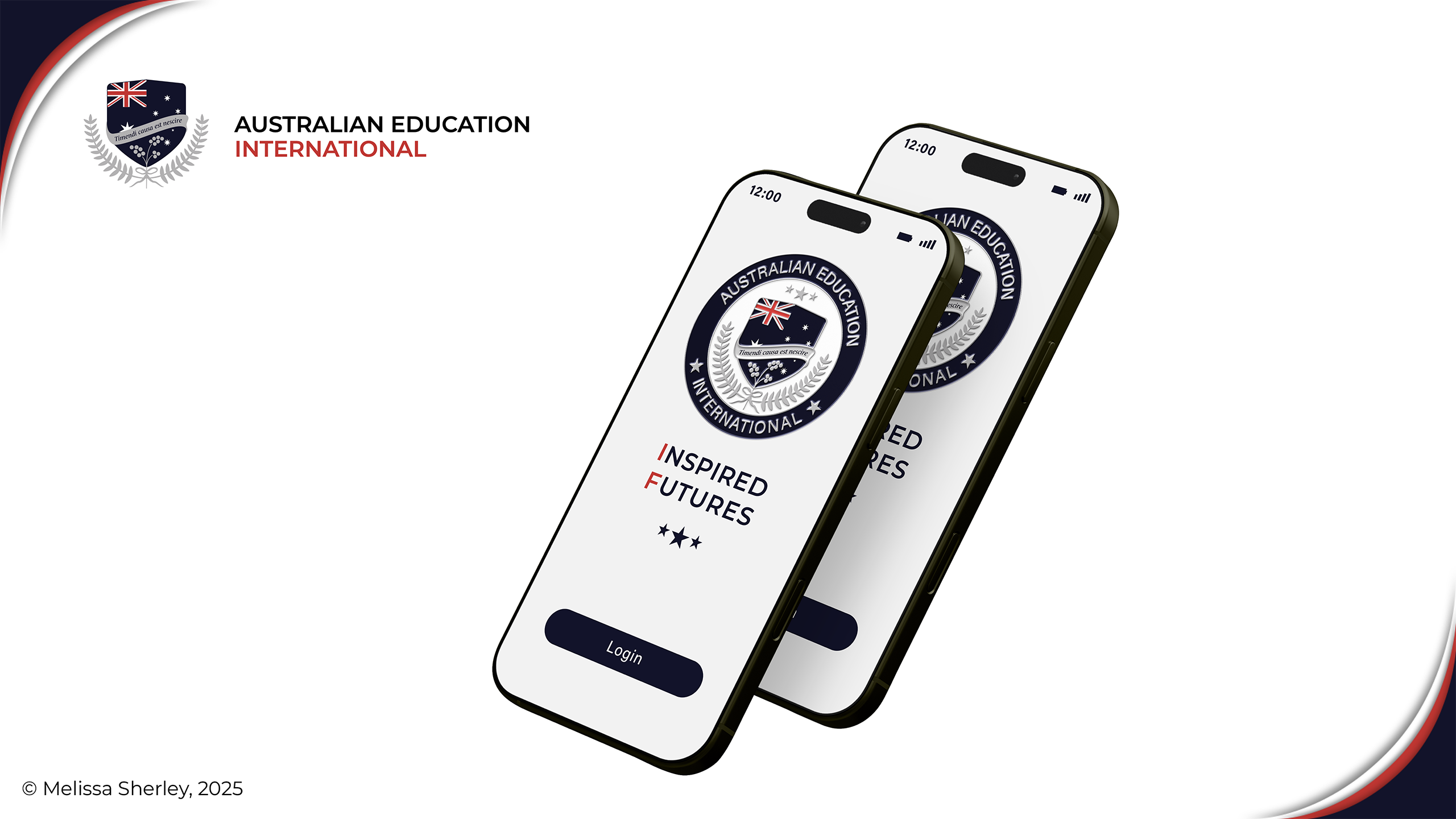 Mobile phone app by Melissa Sherley