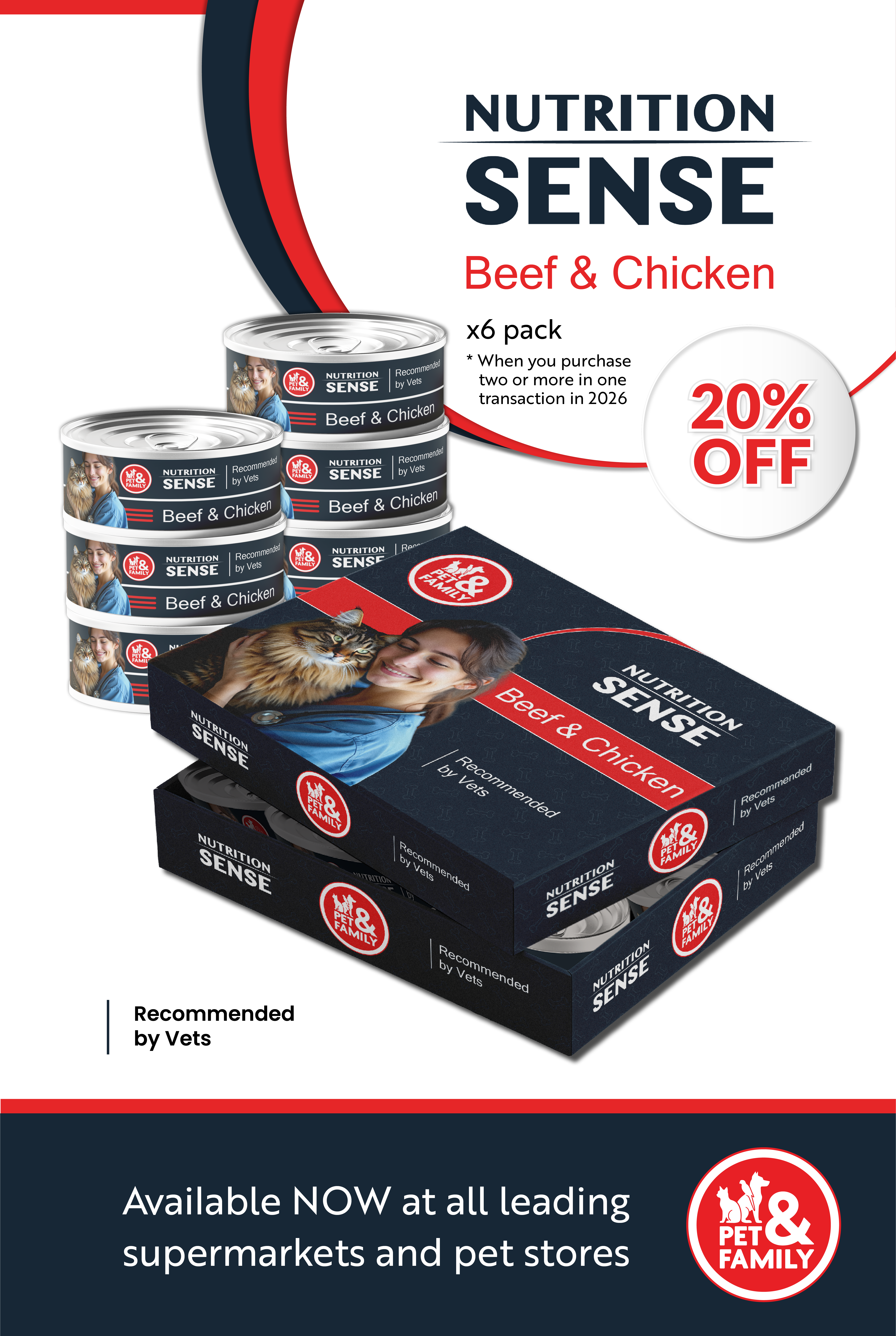 Pet & Family campaign advertisement by Graphic Designer Melissa Sherley