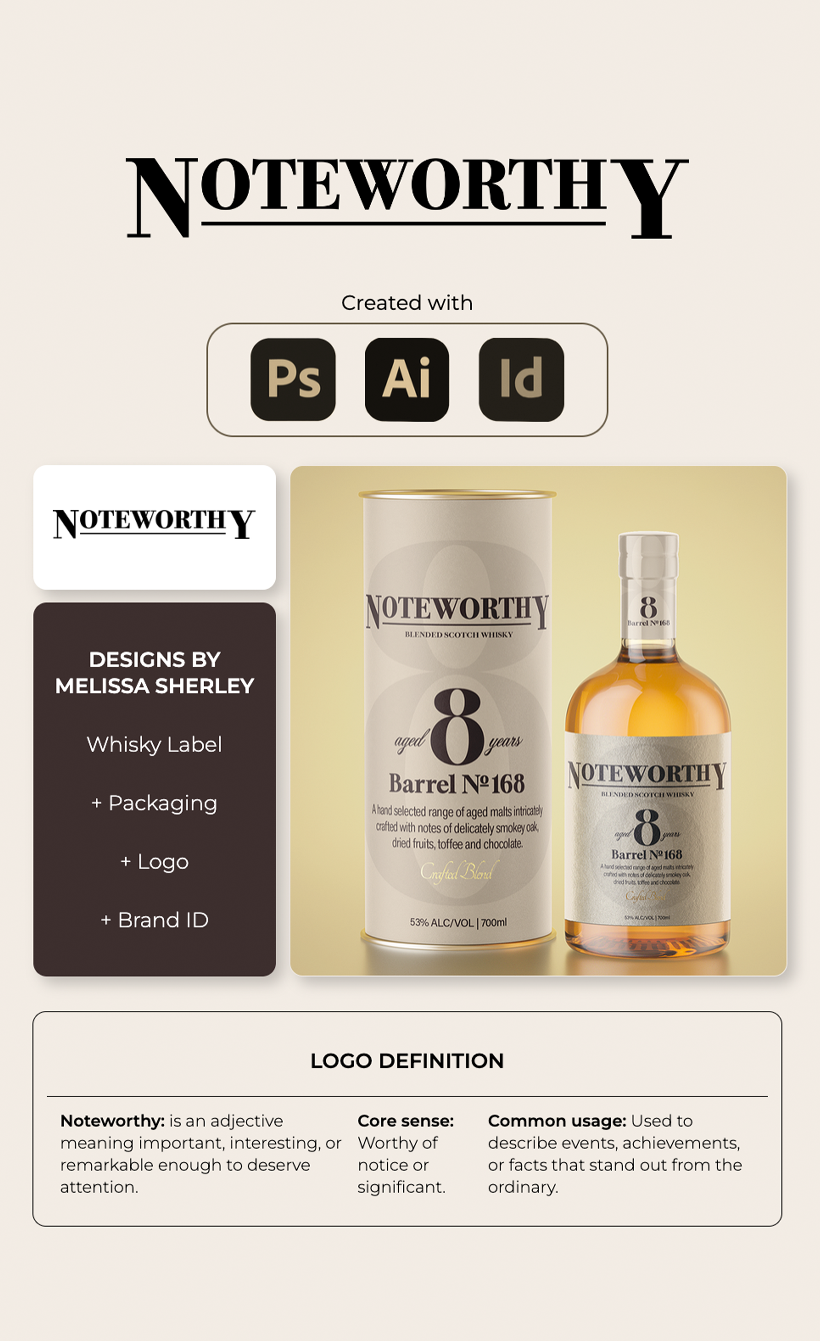 Noteworthy by Graphic Designer, Melissa Sherley
