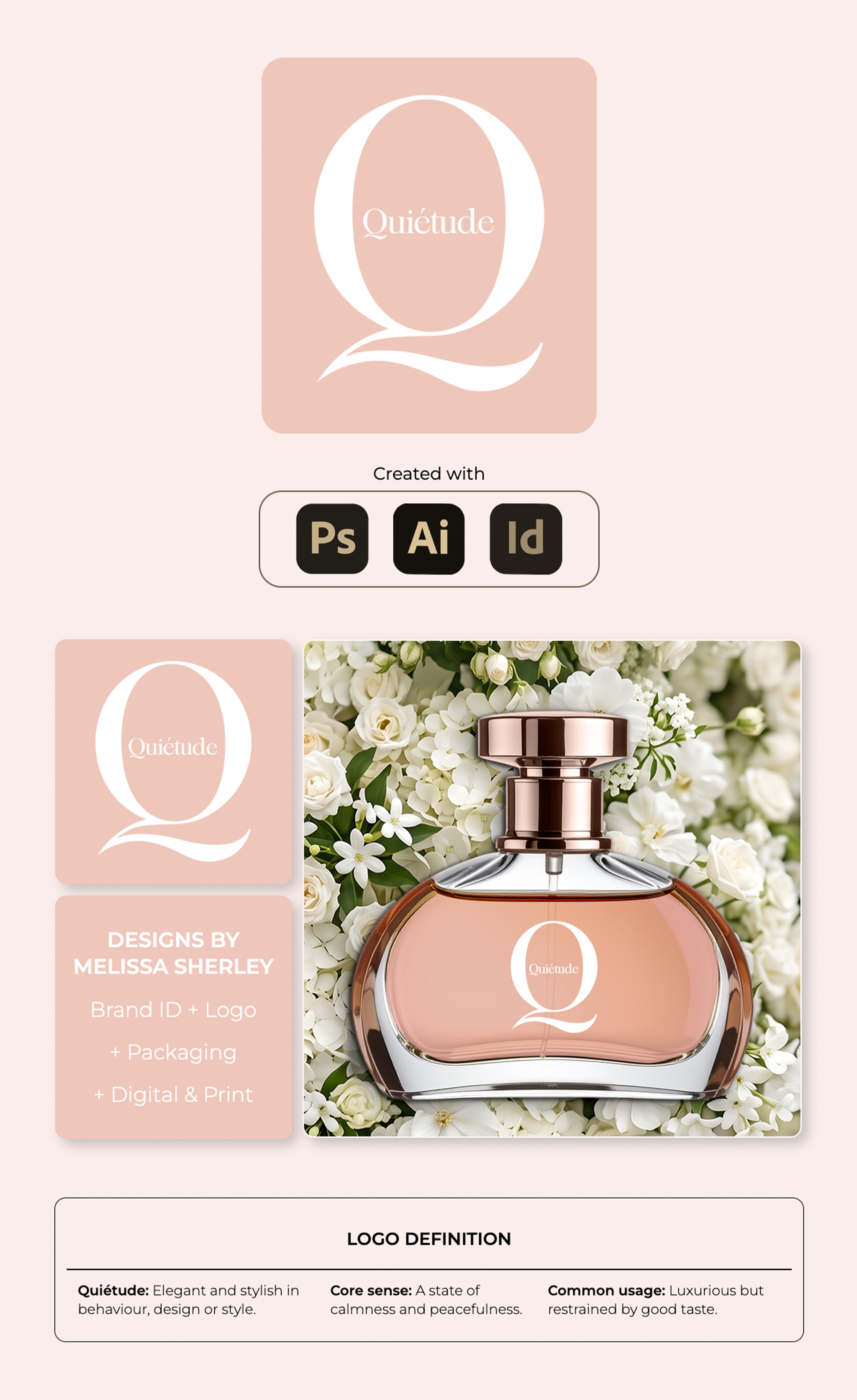 Quietude by Graphic Designer, Melissa Sherley