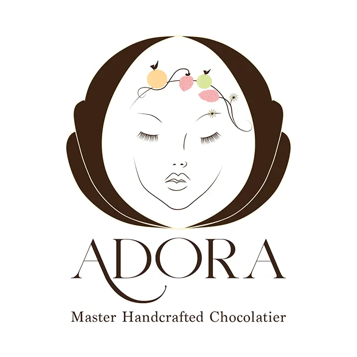 Adora logo design by Graphic Designer Melissa Sherley