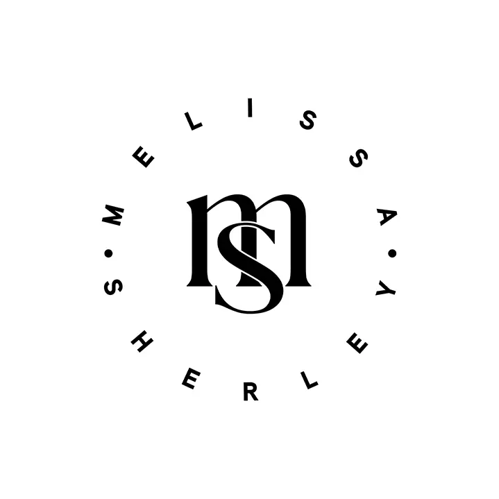 Melissa Sherley Monogram logo design by Graphic Designer Melissa Sherley