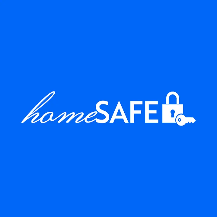homeSAFE logo design by Graphic Designer Melissa Sherley